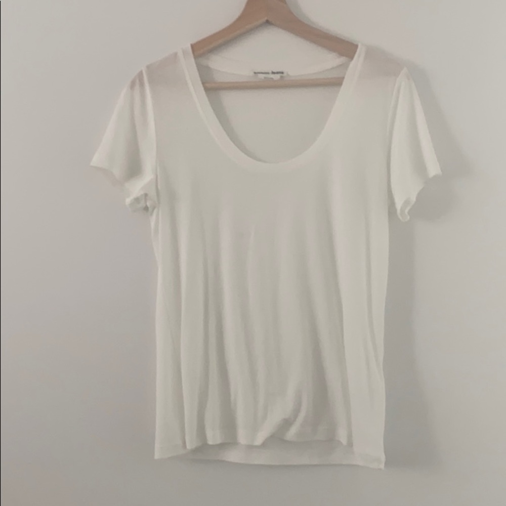 Reformation Stella Slim Scoop Tee